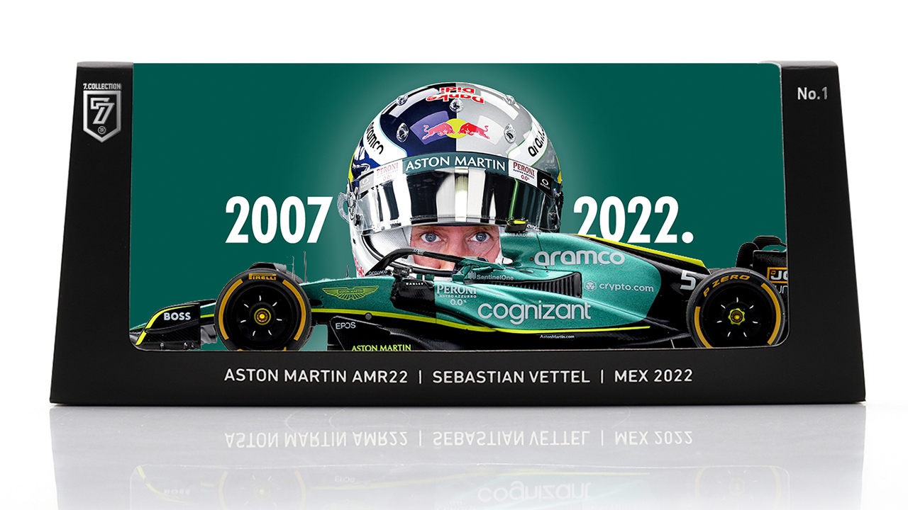 新品未開封Aston Martin AMR22 2022 セバスチャン・ベッテル