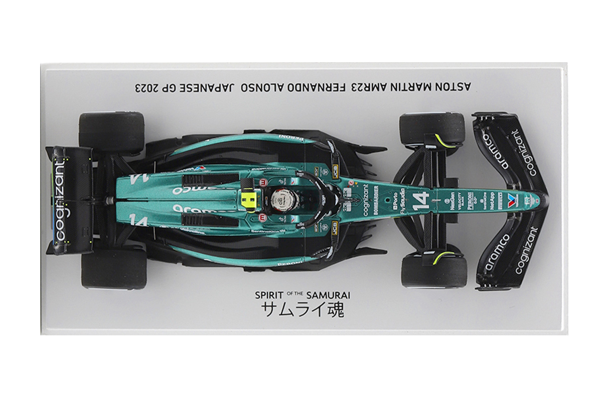 アストンマーティン AMR23 フェルナンド・アロンソ F1日本GP 2023 サムライ魂 1/43