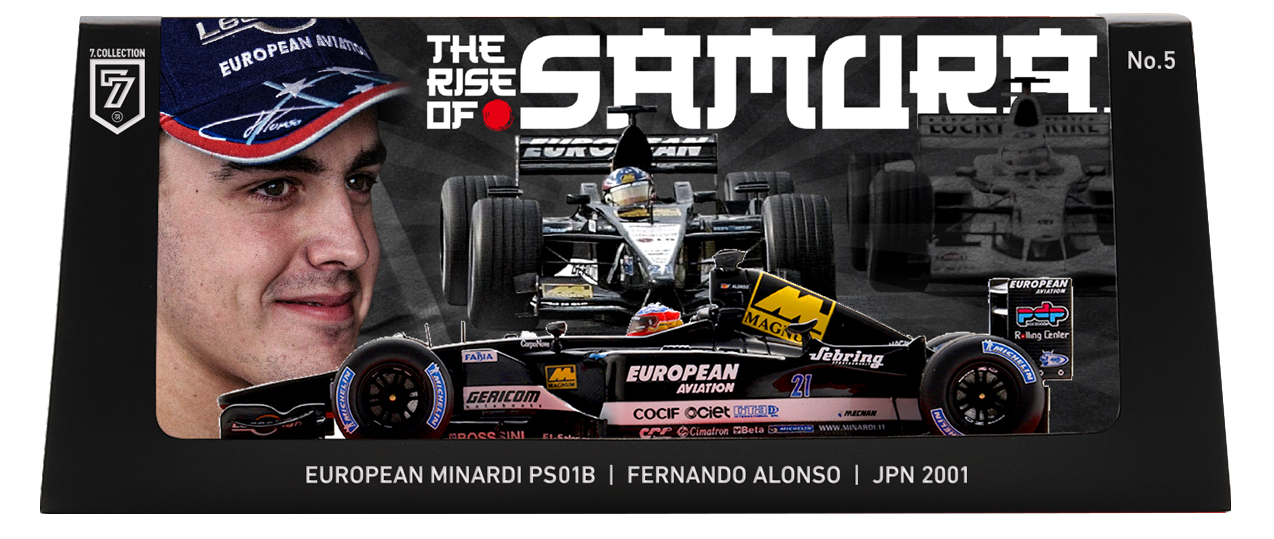 EUROPEAN MINARDI PS01B FERNANDO ALONSO F1 JAPANESE GP 2001 