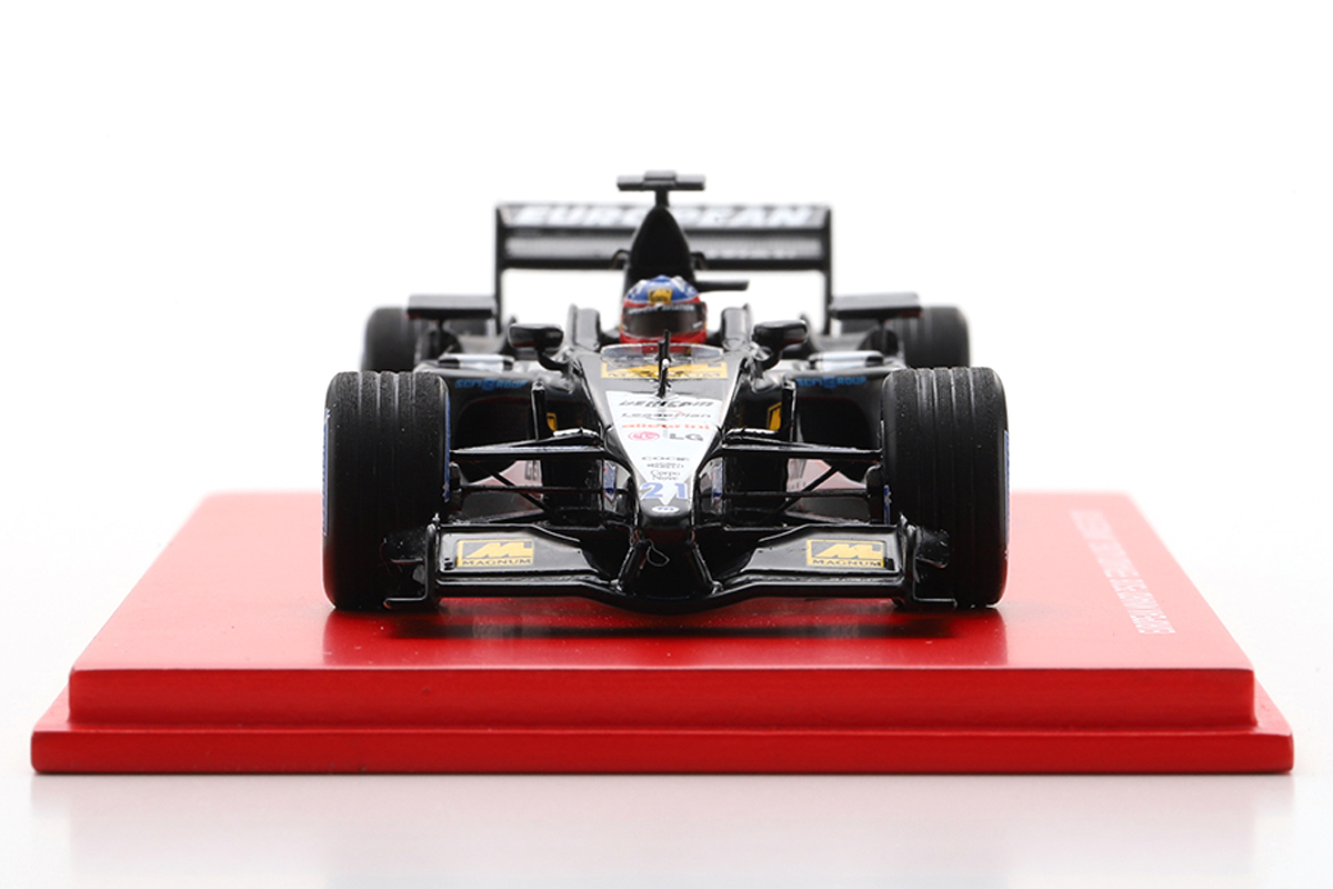 EUROPEAN MINARDI PS01B FERNANDO ALONSO F1 JAPANESE GP 2001 THE RISE OF SAMURAI 1:43
