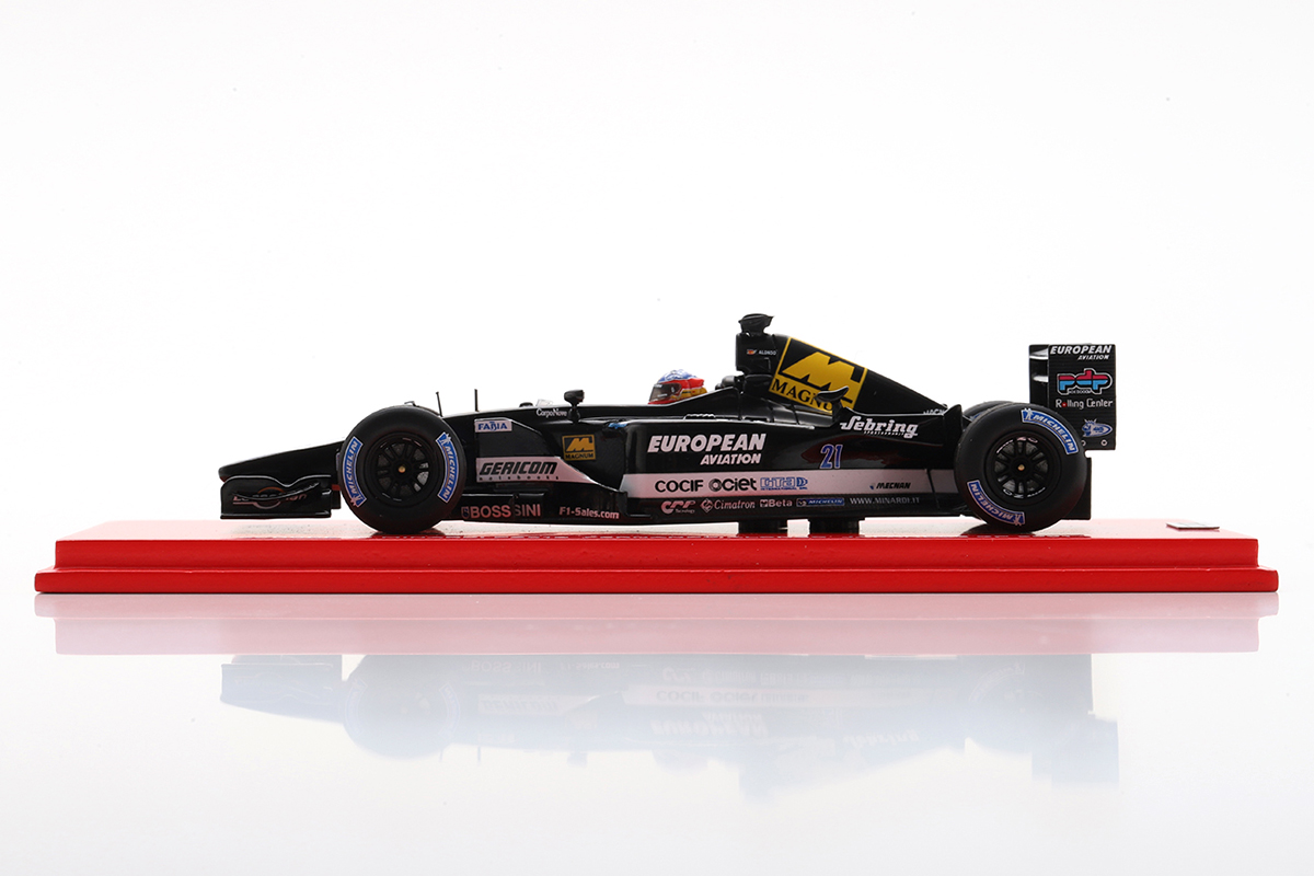EUROPEAN MINARDI PS01B FERNANDO ALONSO F1 JAPANESE GP 2001 THE RISE OF SAMURAI 1:43