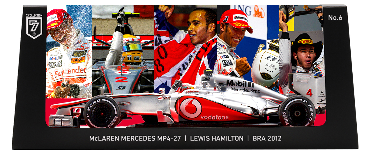 McLAREN MERCEDES MP4-27 LEWIS HAMILTON F1 BRAZILIAN GP 2012 