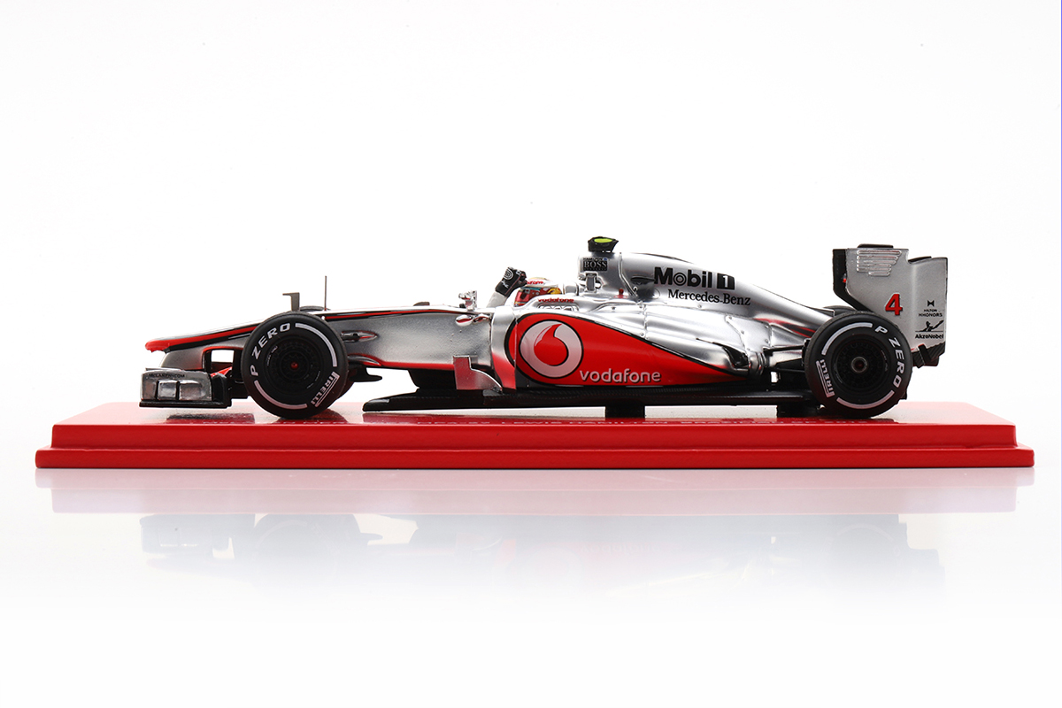 McLAREN MERCEDES MP4-27 LEWIS HAMILTON F1 BRAZILIAN GP 2012 THANK YOU McLAREN MERCEDES 1:43