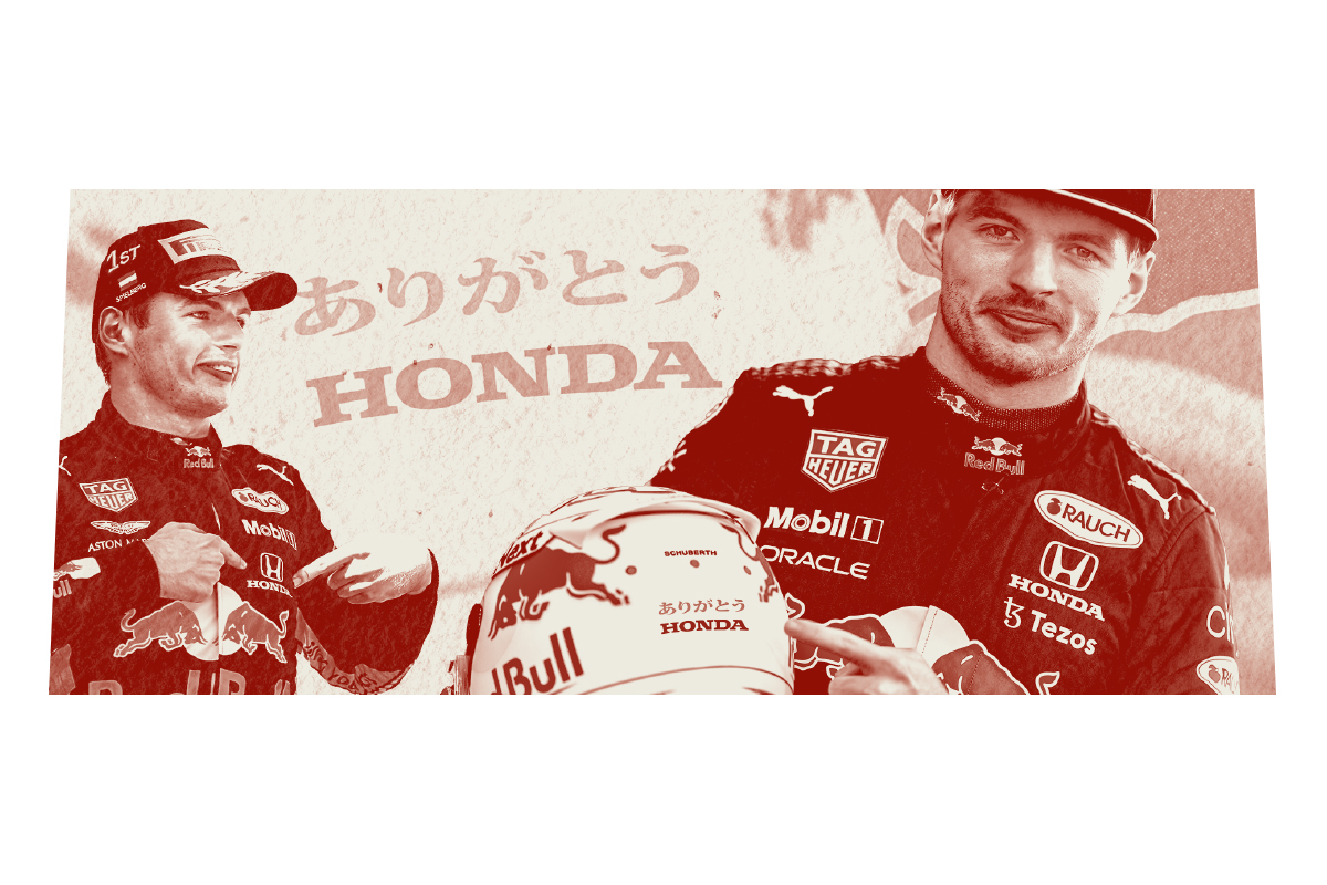 RED BULL HONDA RB16B MAX VERSTAPPEN Honda Racing THANKS DAY in Mobility Resort Motegi 2022 ARIGATO HONDA 1:43